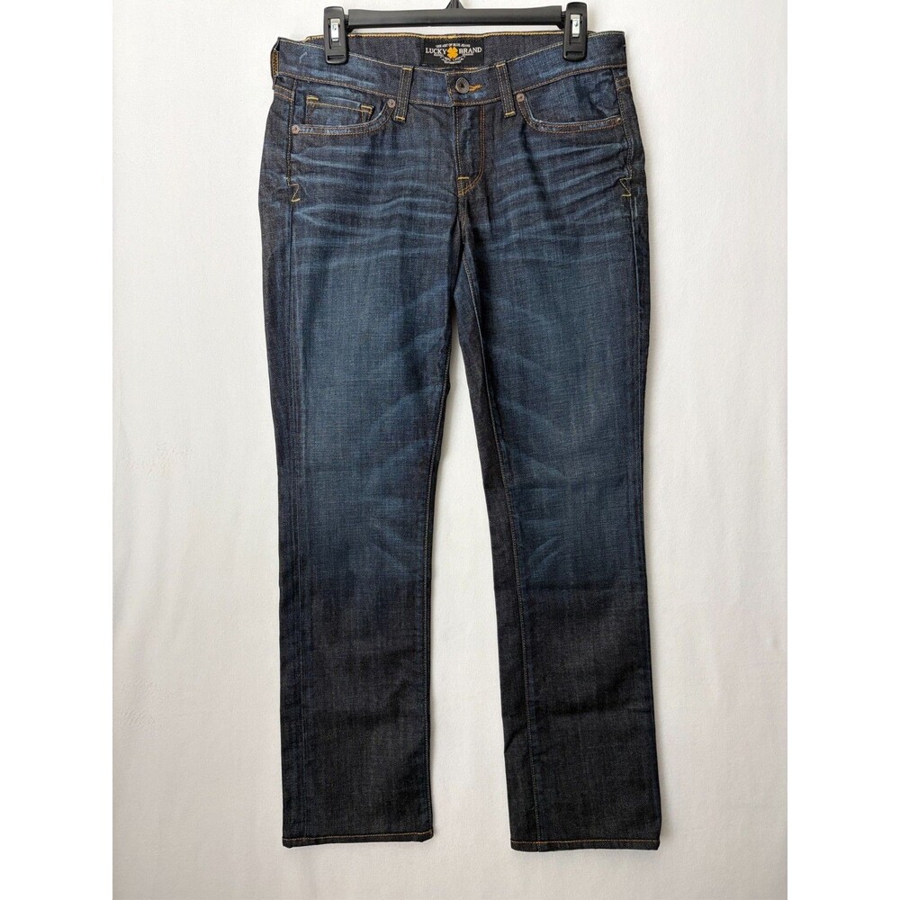 Lucky Brand Sofia Straight Jeans Womens 8/29 Blue Medium Wash Stretch Ankle